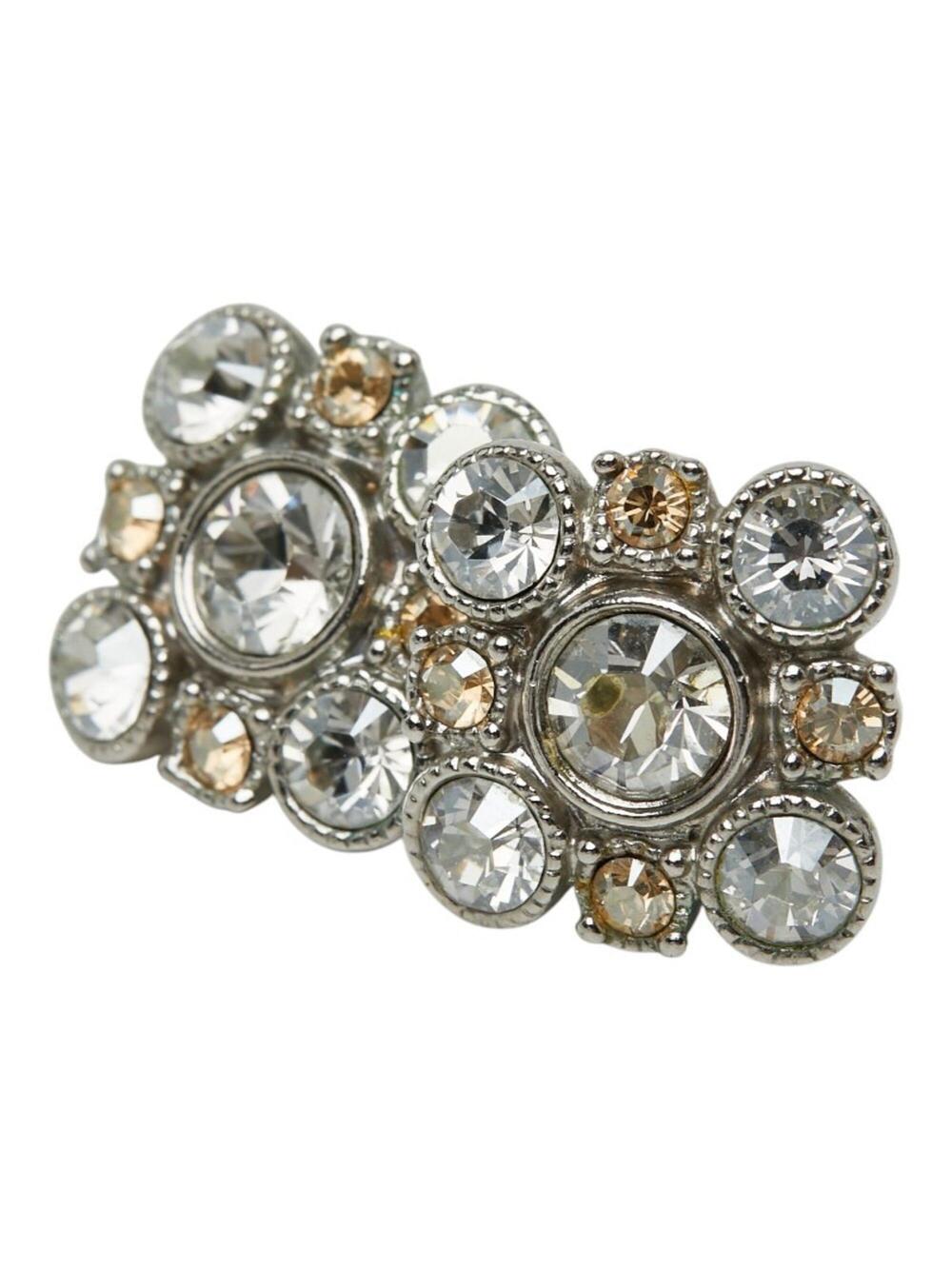Chanel Earrings Stud Silver-Tone Metal #266479C75B